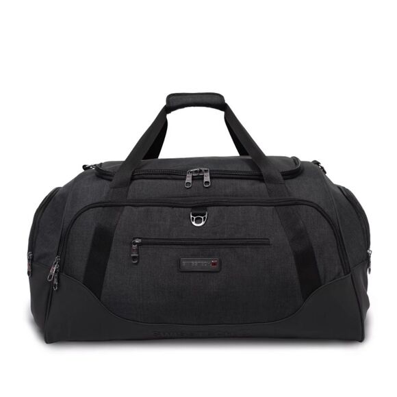 Swiss Tech 28" Excursion Travel Duffel Bag- Black - Picture 9 of 13
